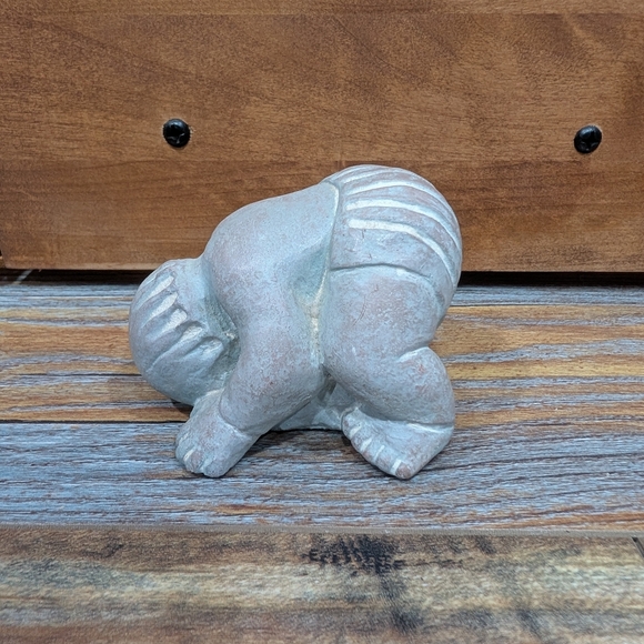 Vintage Isabel Bloom 3” Tumbling Boy Concrete Signed Art Figurine - Picture 5 of 8